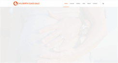 Desktop Screenshot of childbirthclassgale.com